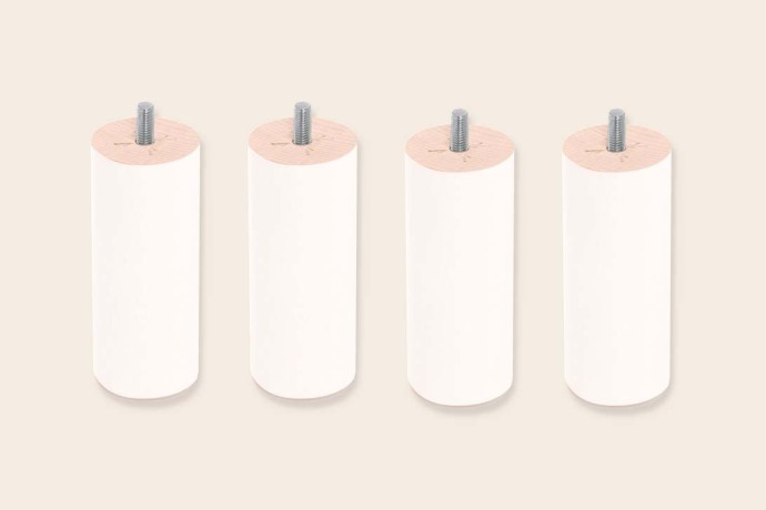 4 patas cilíndricas de 15 cm para Bases Tapizadas - Sonpura