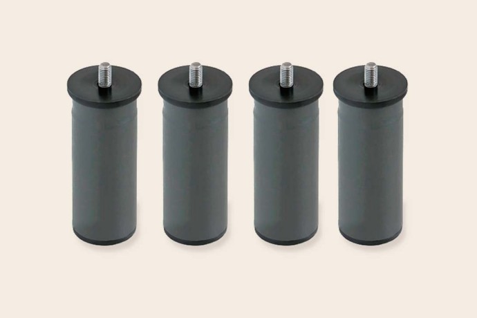 4 patas metálicas cilíndricas de 15 cm para Bases - Sonpura