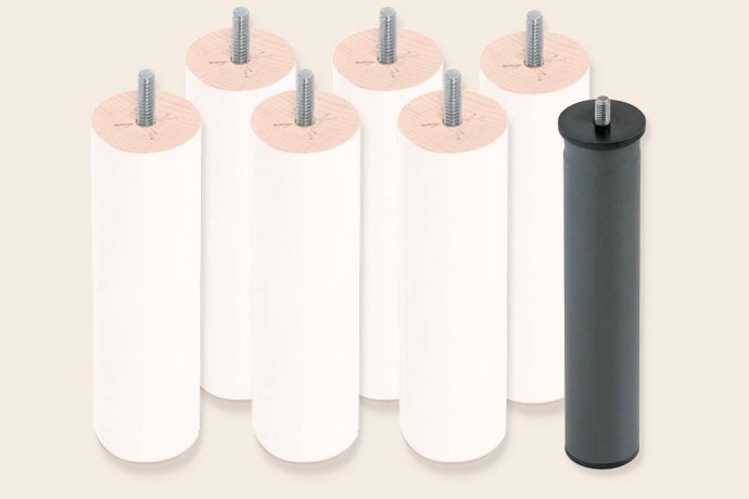 6 patas cilíndricas de 25 cm + 1 metálica - Bases - Sonpura