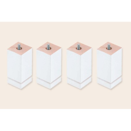 4 patas cuadradas de 15 cm para Bases Tapizadas - Sonpura