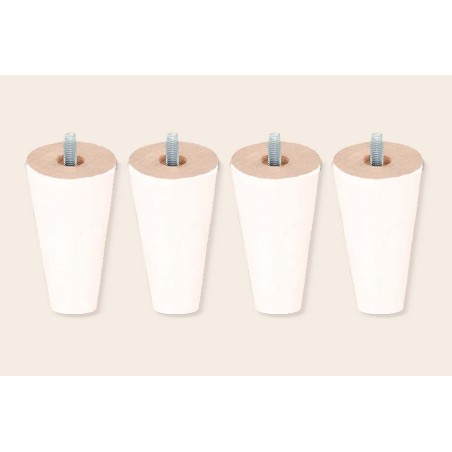 4 patas cónicas de 15 cm para Bases Tapizadas - Sonpura