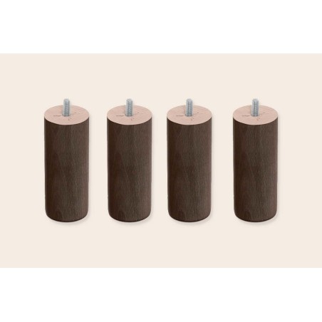 4 patas cilíndricas de 15 cm para Bases Tapizadas - Sonpura