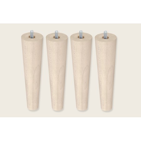 4 patas cónicas de 25 cm para Bases Tapizadas - Sonpura
