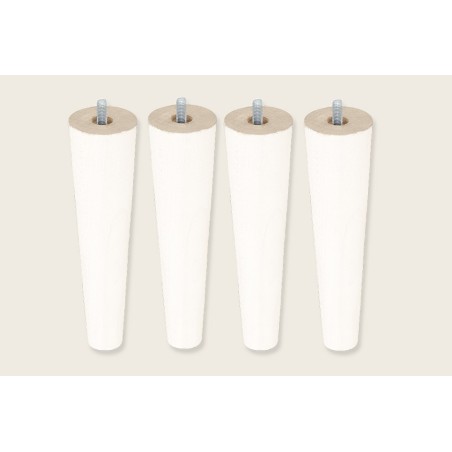 4 patas cónicas de 25 cm para Bases Tapizadas - Sonpura