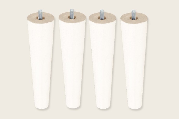 4 patas cónicas de 25 cm para Bases Tapizadas - Sonpura