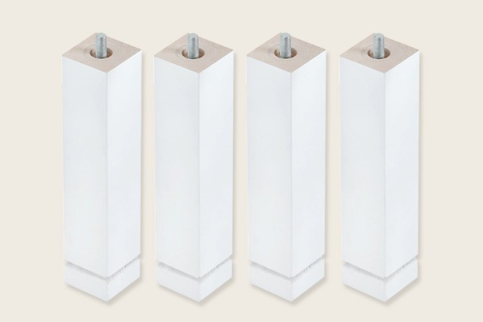 4 patas cuadradas de 25 cm para Bases Tapizadas - Sonpura