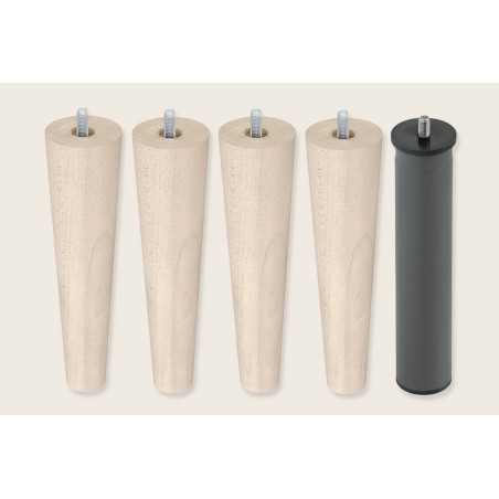 4 patas cónicas de 25 cm + 1 metálica - Bases - Sonpura