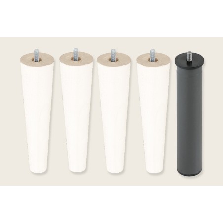 4 patas cónicas de 25 cm + 1 metálica - Bases - Sonpura