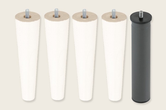 4 patas cónicas de 25 cm + 1 metálica - Bases - Sonpura