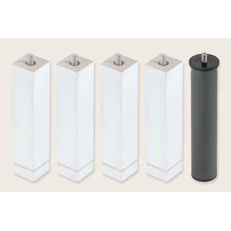 4 patas cuadradas de 25 cm + 1 metálica - Bases - Sonpura