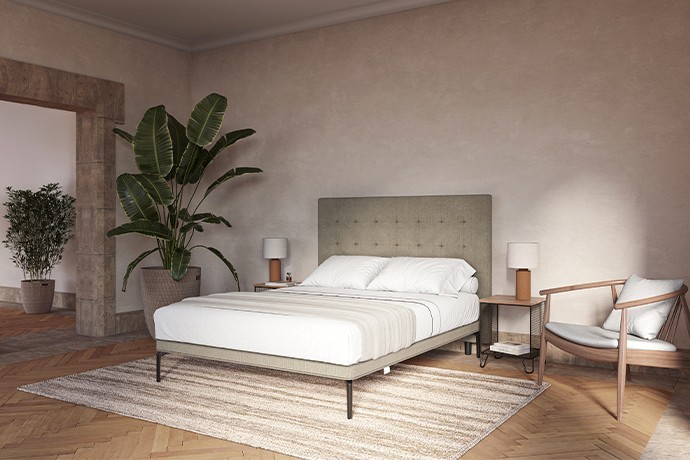 Base Tapizada Majestic - Sonpura