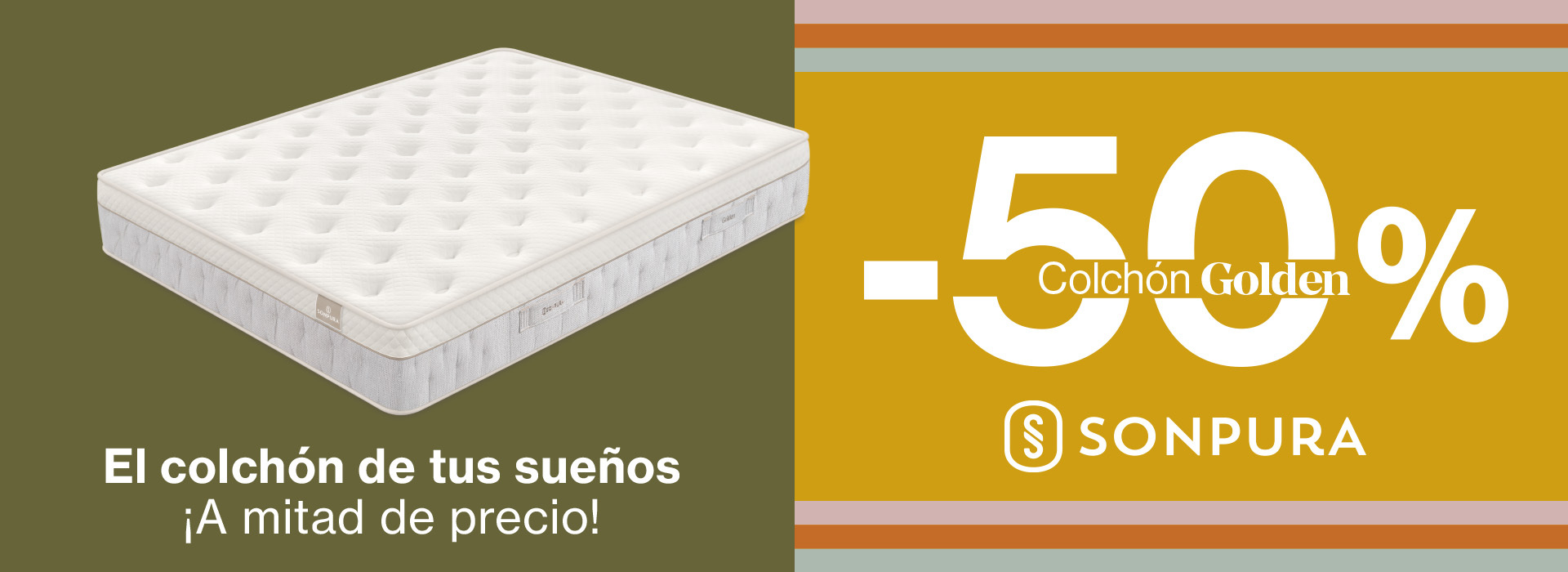 Topper Sobrecolchon Luxury Gold De 150 X 190 Para Cama 150 Con Visco Blue  Gel Y Acolchado De Espuma con Ofertas en Carrefour